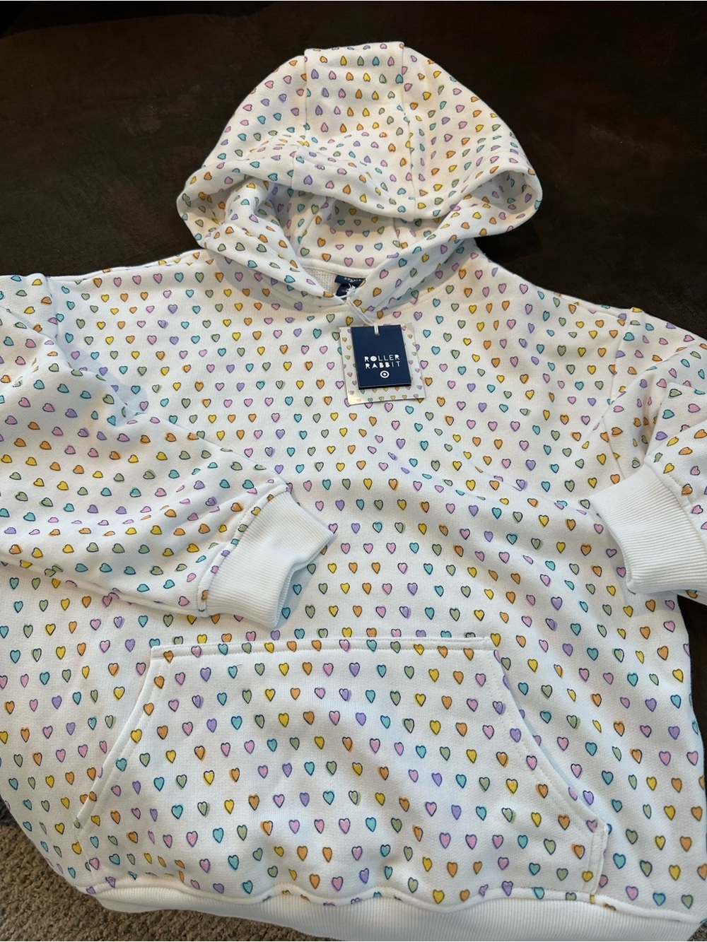 Roller Rabbit x Target disco hearts sweatshirt- S